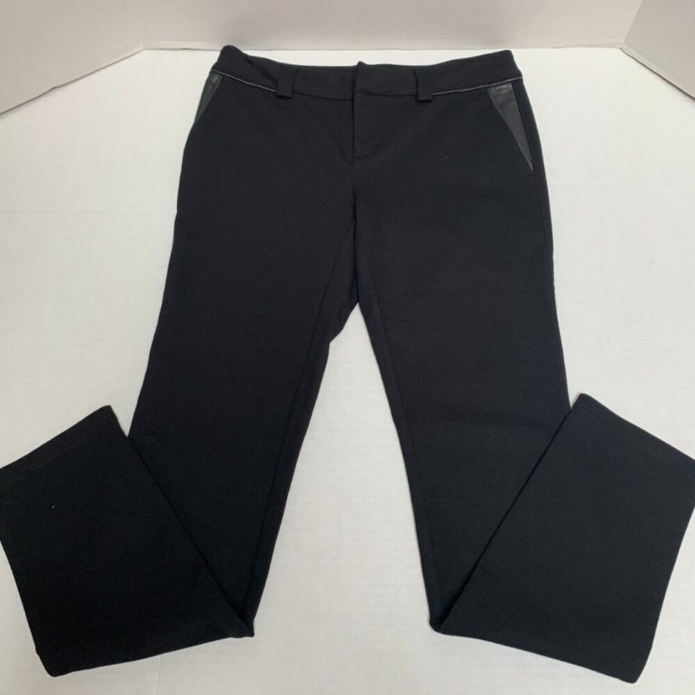 INC International Concepts Black Rayon Blend Womens Size 2 Pants